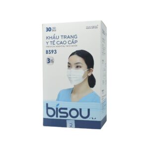 Khẩu trang Bs93 Bisou – Hộp 30 Cái