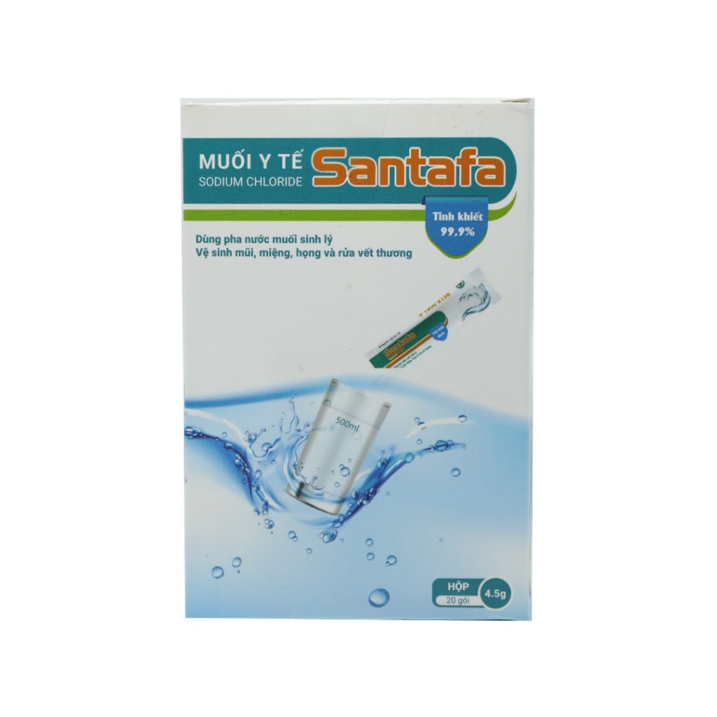 Muối Y Tế Santafa 4.5g Santafa – 20 Gói