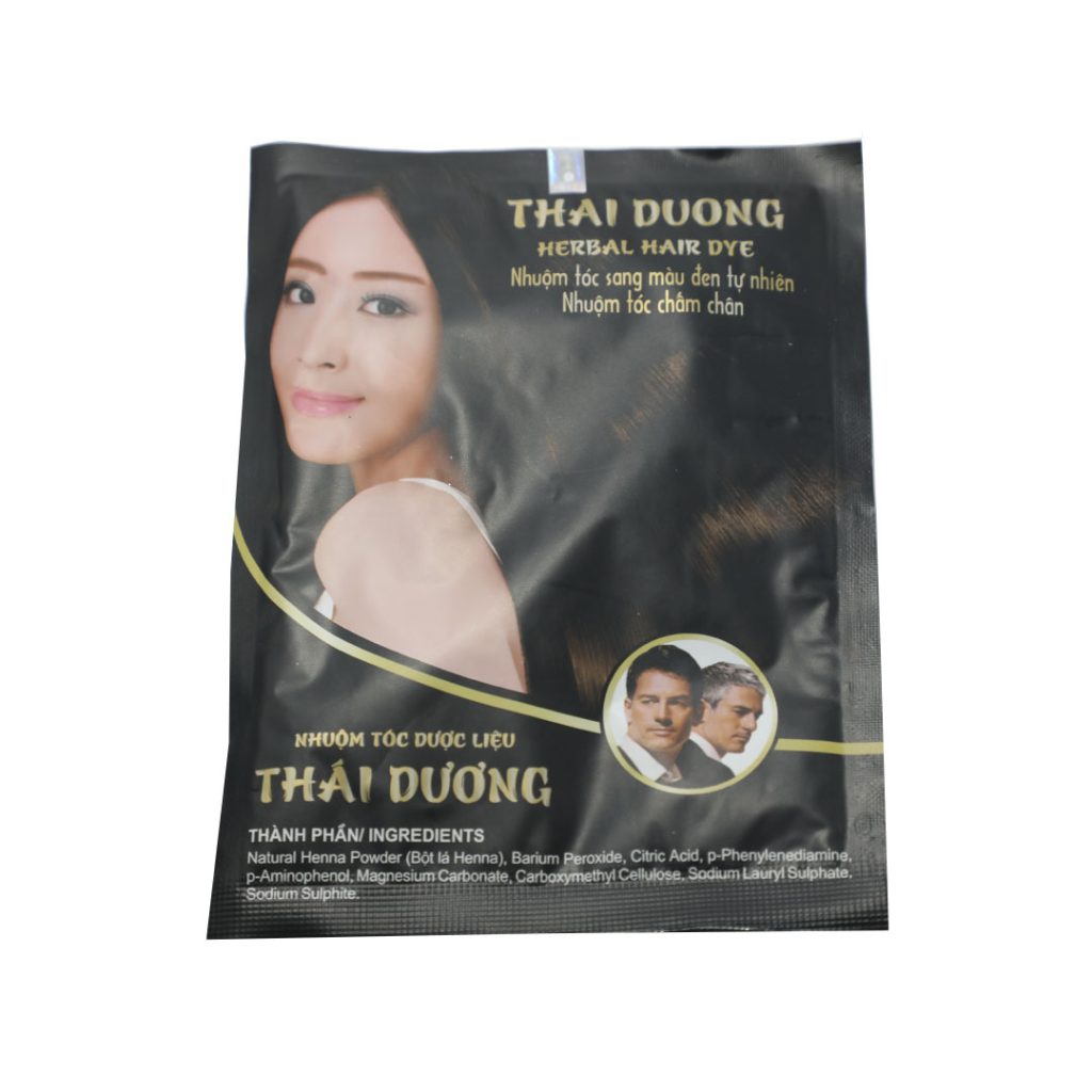 Nhuộm Tóc Dược Liệu Thái Dương – Hộp 5 Gói