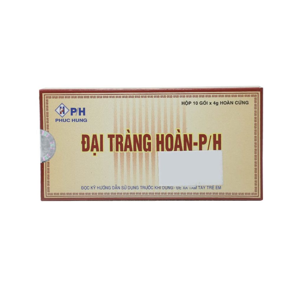 Thuốc viên hoàn cứng Đại Tràng Hoàn Ph điều trị rối loạn tiêu hóa, viêm đại tràng – 10 Gói