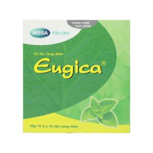 Thuốc viên nang mềm Eugica Xanh Mega điều trị ho, đau họng, sổ mũi – 10 vỉ x 10 viên