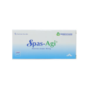 Thuốc viên Spas-Agi 40mg Agimexpharm điều trị đau do co thắt cơ trơn – 3 vỉ x 10 viên