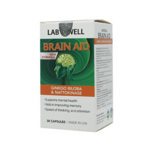 Viên nang Brain Aid Lab Well hỗ trợ tăng tuần hoàn máu, tăng cường trí nhớ – 30 viên