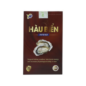 Viên nang cứng Hàu Biển Intend hỗ trợ nam giới sinh lý yếu, mãn dục sớm, thận hư – 30 viên