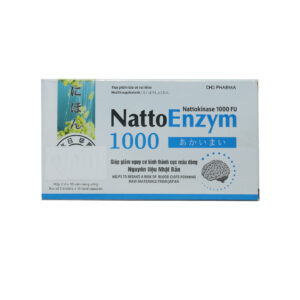 Viên nang cứng Nattoenzym 1000 Dhg hỗ trợ giảm nguy cơ tắc nghẽn mạch máu – 2 vỉ x 10 viên