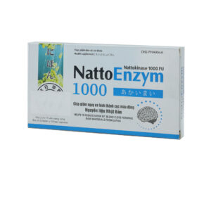 Viên nang cứng Nattoenzym 1000 Dhg hỗ trợ giảm nguy cơ tắc nghẽn mạch máu – 2 vỉ x 10 viên