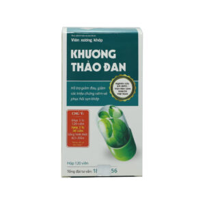 Viên nang Khương Thảo Đan hỗ trợ thoái hóa khớp, đau nhức xương khớp – 120 viên