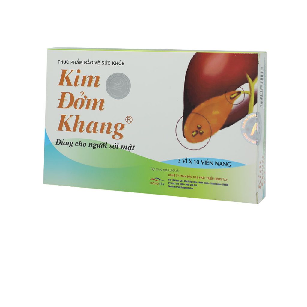 Viên nang Kim Đởm Khang Hồng Bàng hỗ trợ giảm sỏi thận, lợi tiểu, mát gan – 3 vỉ x 10 viên