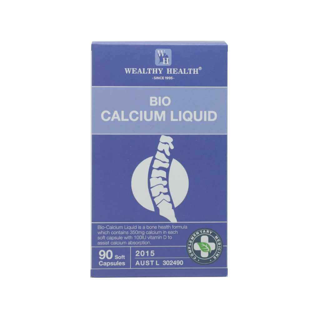 Viên nang mềm Bio Calcium Liquid National Pharma hỗ trợ giảm loãng xương ở người lớn – Lọ 90 viên