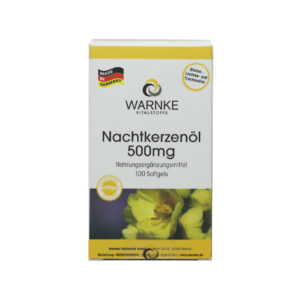 Viên nang mềm Nachtkerzenol 500mg Warnke hỗ trợ cân bằng nội tiết tố nữ, đua bụng kinh, chống oxy hóa – 100 viên