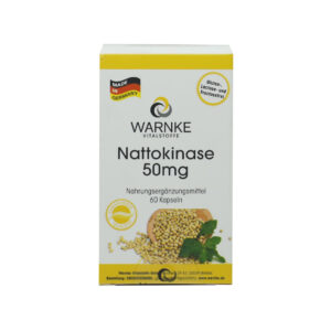 Viên nang Nattokinase 50mg Warnke hỗ trợ giảm nguy cơ tắc nghẽn mạch máu – 60 viên