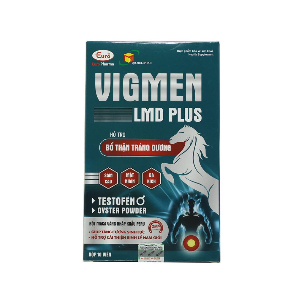 Viên nang Vigmen Qd-Meliphar hỗ trợ tăng cường sinh lý nam giới – 1 vỉ x 10 viên