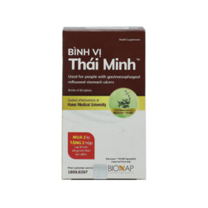 Viên nén Bình Vị Thái Minh hỗ trợ điều trị giúp giảm viêm loét dạ dày – 80 viên