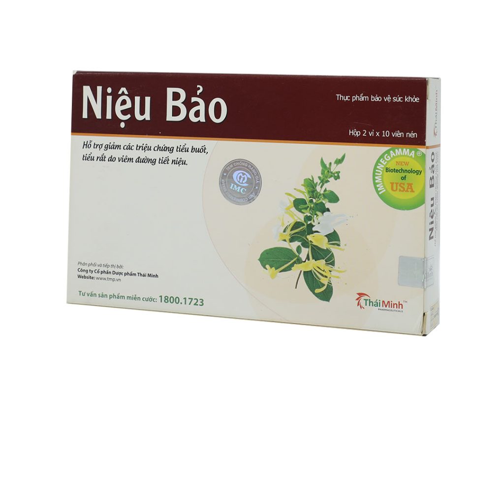 Viên nén Niệu Bảo Imc hỗ trợ lợi tiểu, giải độc – 2 vỉ x 10 viên