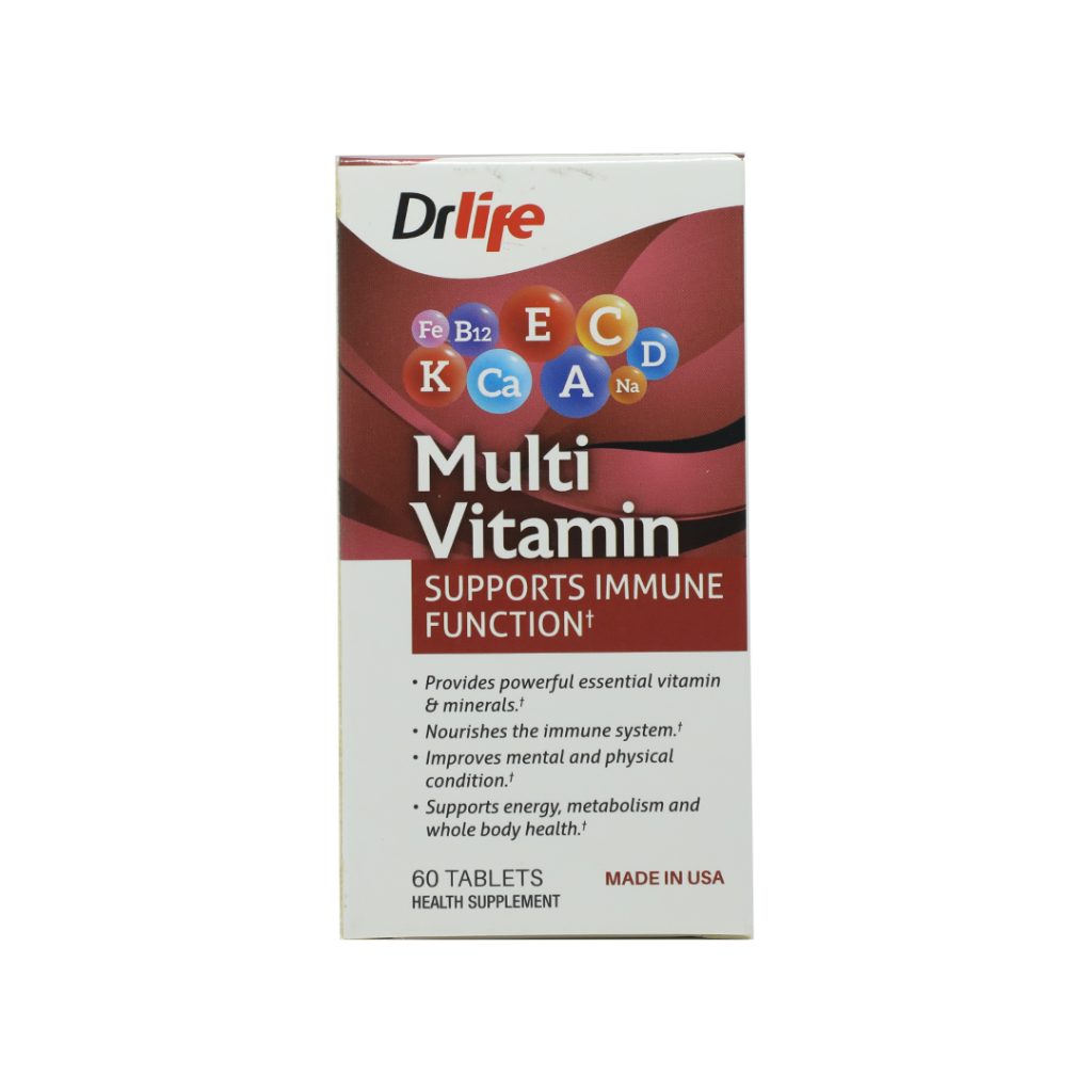 Viên sủi Multi Vitamin Dr.Life hỗ trợ tăng cường sức đề kháng – 60 viên