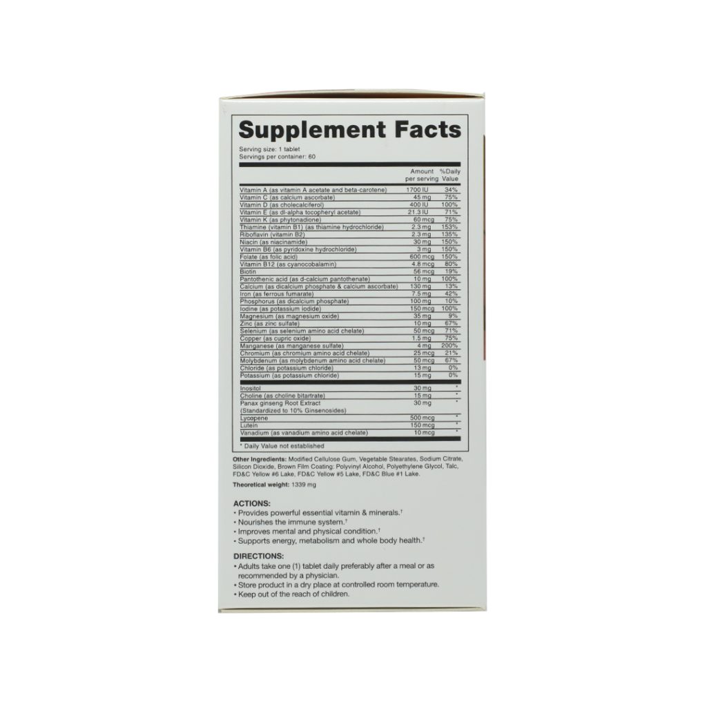Viên sủi Multi Vitamin Dr.Life hỗ trợ tăng cường sức đề kháng – 60 viên