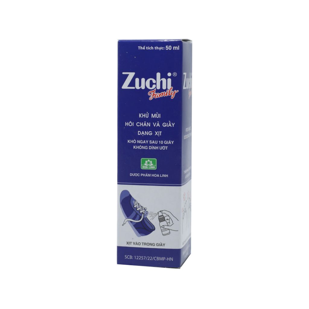 Xịt giầy Zuchi Hoa Linh – Chai 50ml