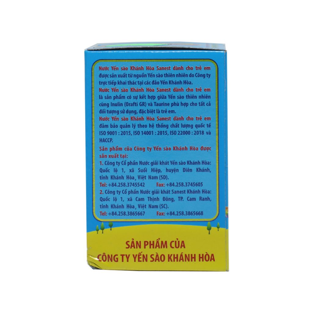 Yến Sào Sanest Kid – Chai 62ml