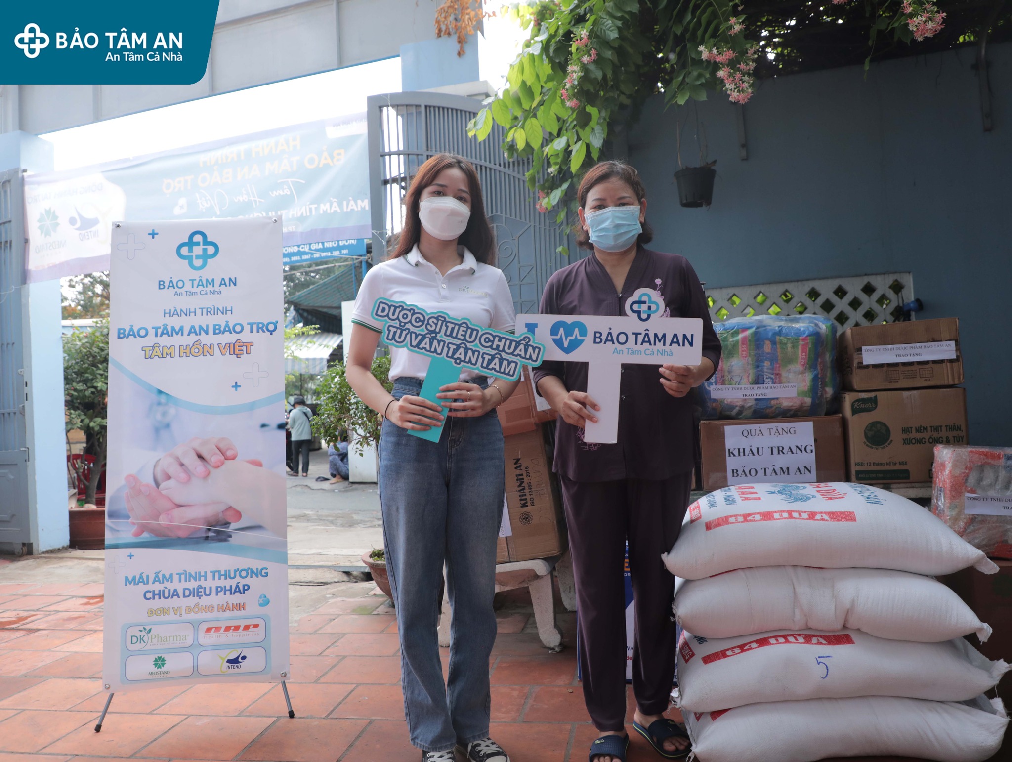 Công ty CP Dược Khoa DK Pharma đồng hành cùng Bảo Tâm An hành trình thiện nguyện tại mái ấm chùa Diệu Pháp - Bình Thạnh