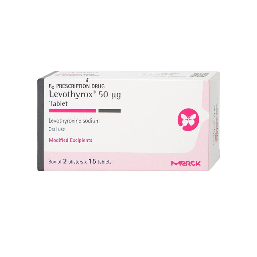 Thuốc Levothyrox 50µg Merck Điều Trị Bướu Giáp, Suy Giáp, Ung Thư Giáp – Hộp 30 Viên