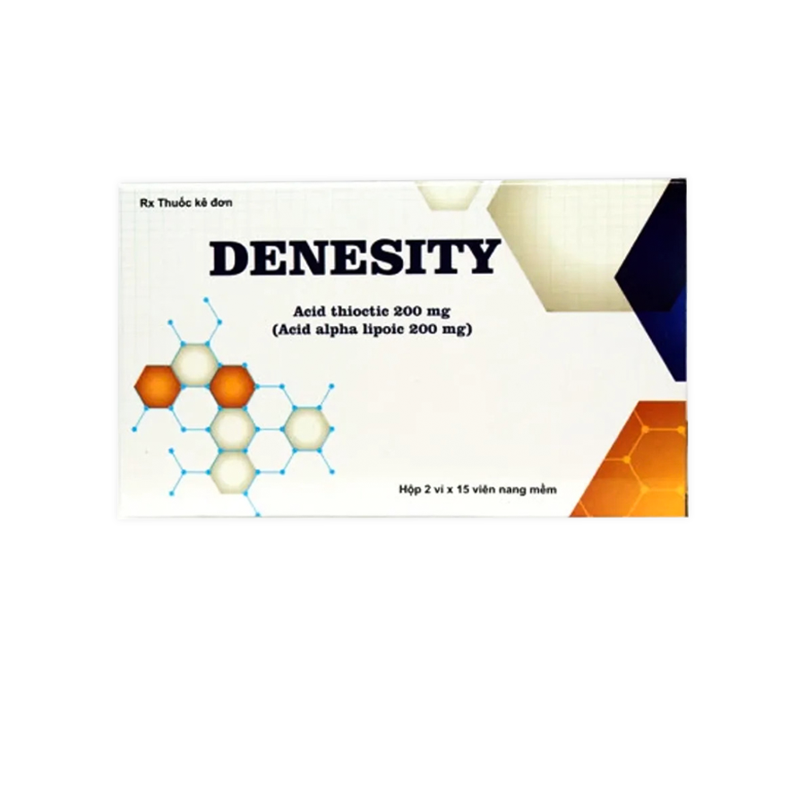 Viên nang Denesity 200mg CPC1 điều trị các rối loạn cảm giác do bệnh viêm đa dây thần kinh đái tháo đường – 2 vỉ x 15 viên