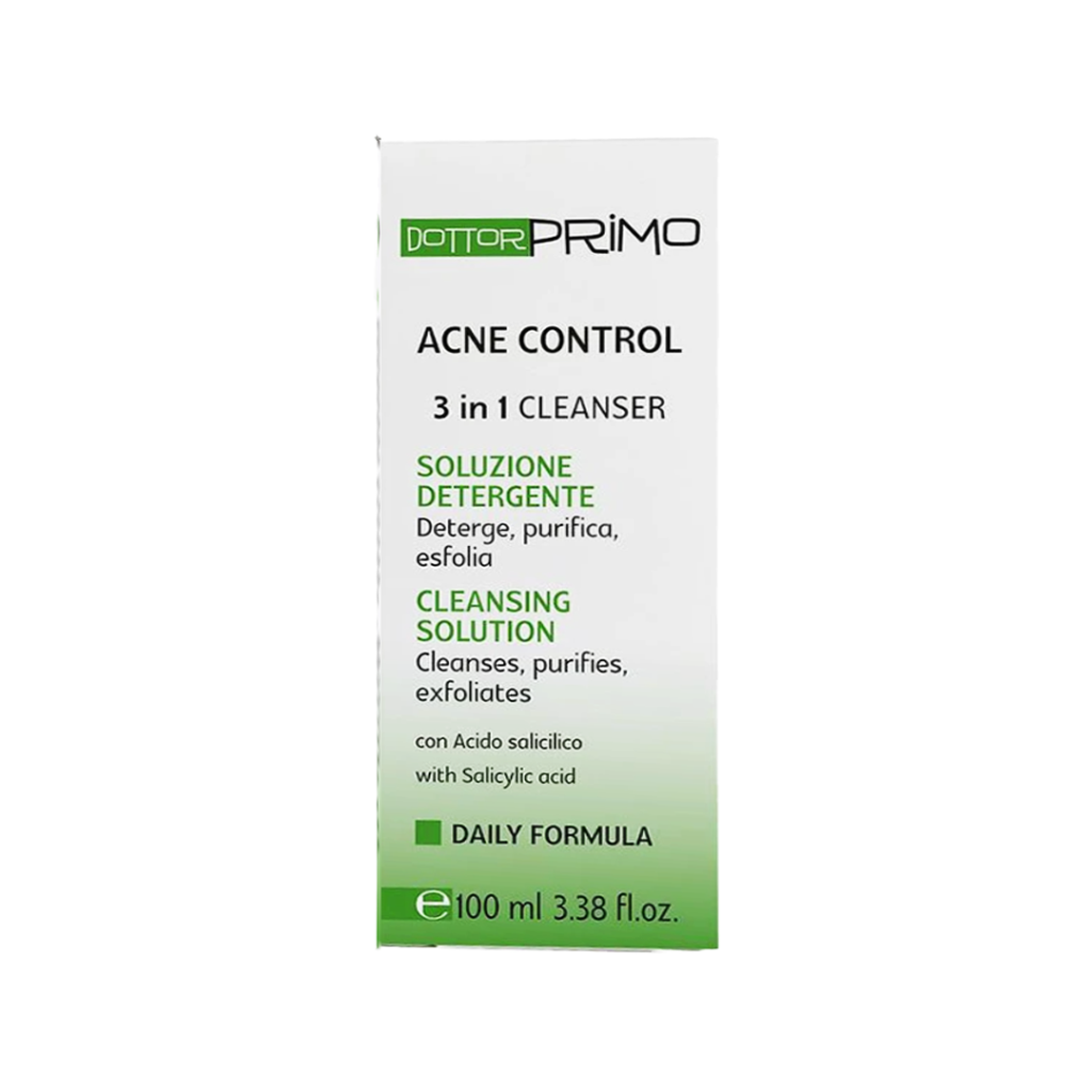 Gel Rửa Mặt Acne Control 3 In 1 DottorPrimo Giúp Giảm Mụn – Chai 100ml