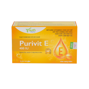 Viên Uống Purivit E 400 IU Bổ Sung Vitamin E