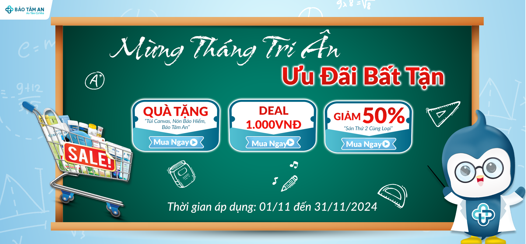 Banner trang chủ nhà thuốc Bảo Tâm An