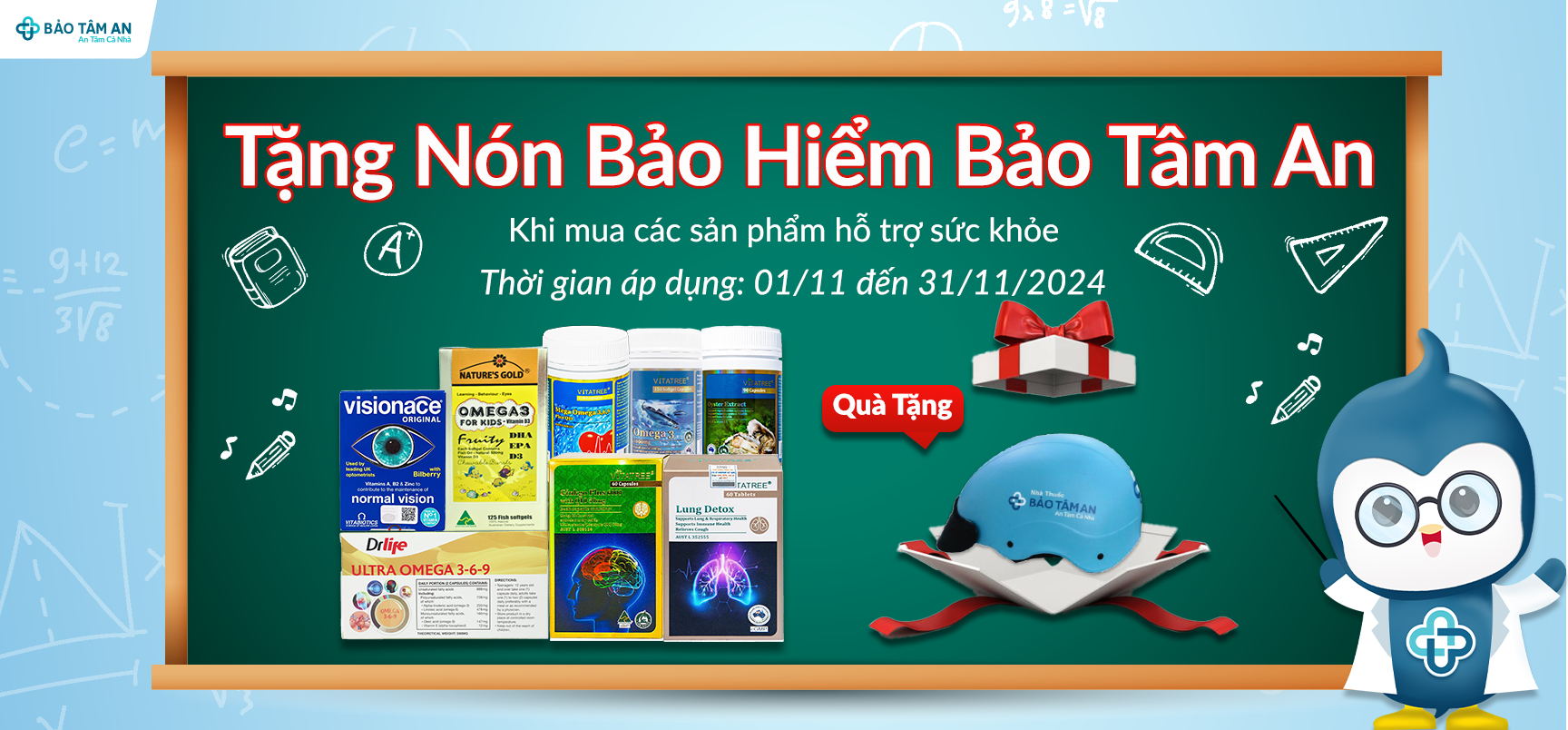 Banner trang chủ nhà thuốc Bảo Tâm An