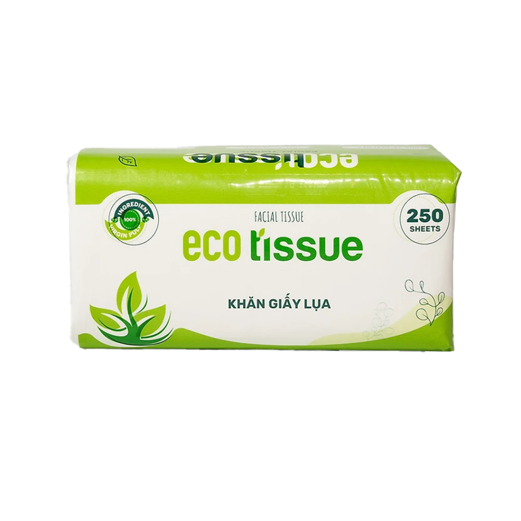 Khăn Giấy Lụa Ecotissue – Gói 250 Tờ