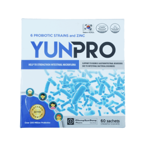 Cốm Men vi sinh Yunpro hỗ trợ giảm rối loạn tiêu hóa – 60 Gói