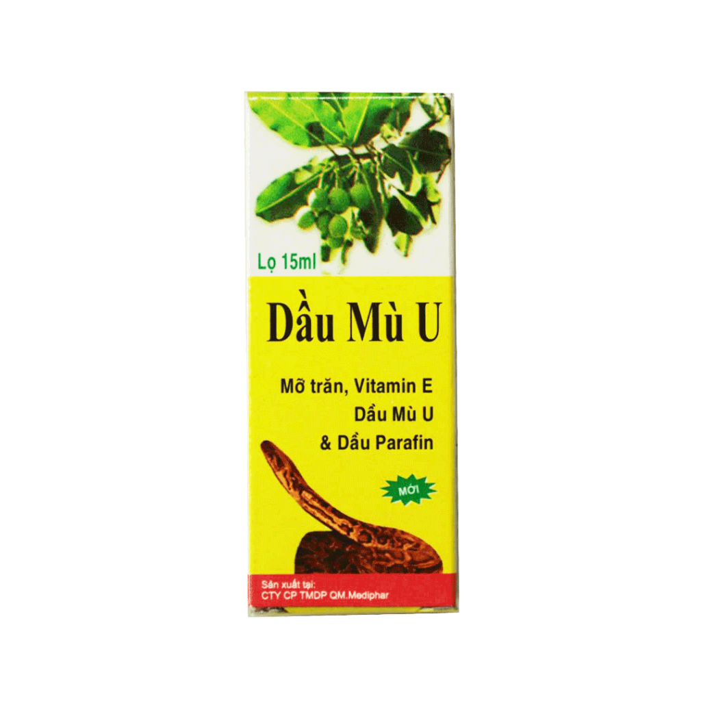 Dầu Mù U (Qm) 10% Đồng Nai giúp mau liền da, khô nứt da – Chai 15ml
