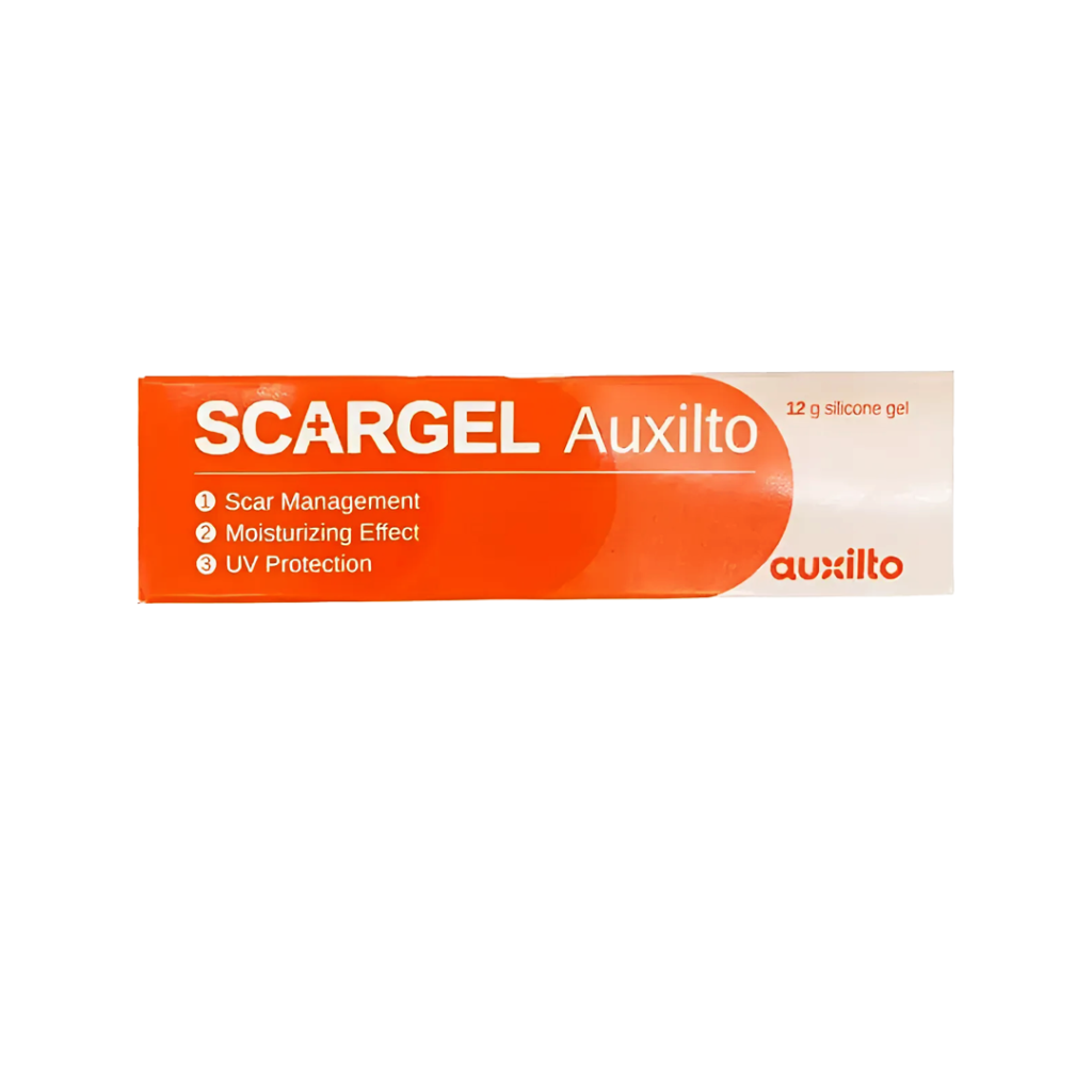 Gel bôi Scargel Auxilto hỗ trợ giảm sẹo – Tuýp 12g