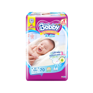 Tã Dán Bobby ST XS70 Unicharm 70 Miếng