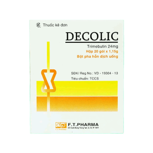Thuốc bột Decolic 24 F.T điều trị co thắt đau quặn bụng, đầy hơi – 20 Gói