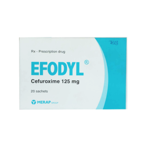 Thuốc cốm Efodyl 125mg Merap điều trị viêm xoang, viêm phổi – 20 Gói