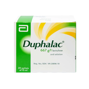 Thuốc dung dịch Duphalac Abbott điều trị táo bón, hôn mê gan – 20 Gói x 15ml