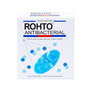 Thuốc dung dịch V.Rohto Antibacterial điều trị lẹo mắt, viêm kết mạng, viêm mi mắt – Chai 13ml