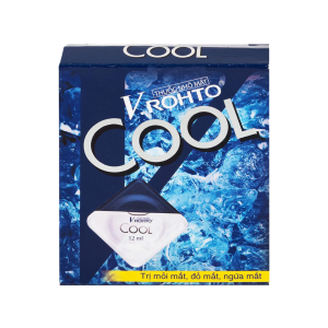 Thuốc dung dịch V.Rohto Cool điều trị mỏi mắt, sung huyết, ngứa mắt – Chai 12ml