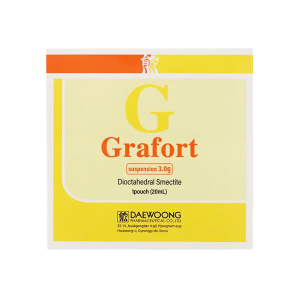 Thuốc hỗn dịch Grafort 3g Daewoong điều trị viêm loét dạ dày, viêm thực quản, tiêu chảy – 20 Gói