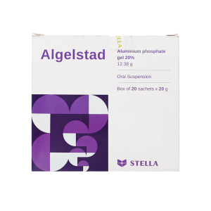 Thuốc hỗn dịch uống Algelstad 12,38g Stella iều trị viêm thực quản, viêm dạ dày – 1 hộp x 20 gói 20g