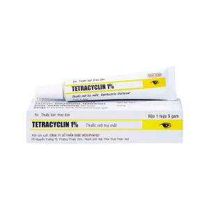 Thuốc mỡ bôi Tetracyclin 1% Medipharco điều trị nhiễm khuẩn mắt – Tuýp 5g