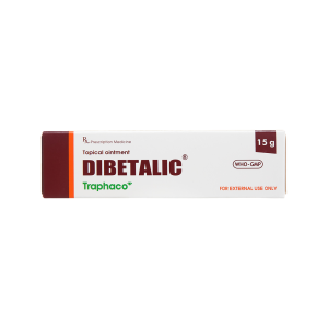 Thuốc mỡ Dibetalic Traphaco điều trị viêm da dị ứng, vẩy nến – Tuýp 15g