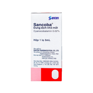 Thuốc nhỏ mắt Sancoba 0.02% Santen điều trị mỏi mắt – Chai 5ml