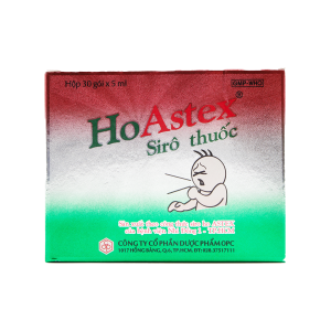 Thuốc siro HoAstex OPC điều trị viêm đường hô hấp – 30 gói x 5ml