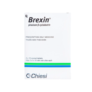 Thuốc viên Brexin 20mg điều trị viêm xương khớp – 2 vỉ x 10 viên