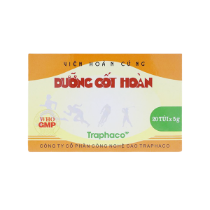 Thuốc viên hoán cứng Dưỡng Cốt Hoàn Traphaco điều trị nhức mõi, loãng xương – 20 Gói X 5g
