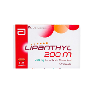 Thuốc viên nang cứng Lipanthyl 200mg điều trị rối loạn lipid huyết – 2 vỉ x 15 viên