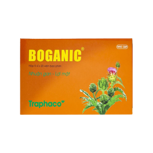 Thuốc viên nén bao phim Boganic Vbp điều trị táo bón, khó tiêu, dị ứng – 5 vỉ x 20 viên