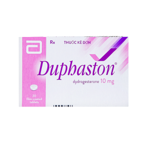 Thuốc viên nén bao phim Duphaston Abbott điều trị vô kinh, lạc nội mạc tử cung – 1 vỉ x 20 viên